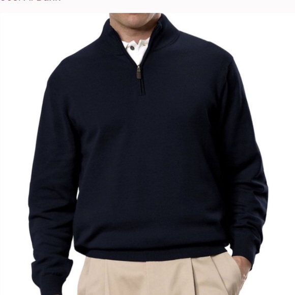 jos a bank quarter zip